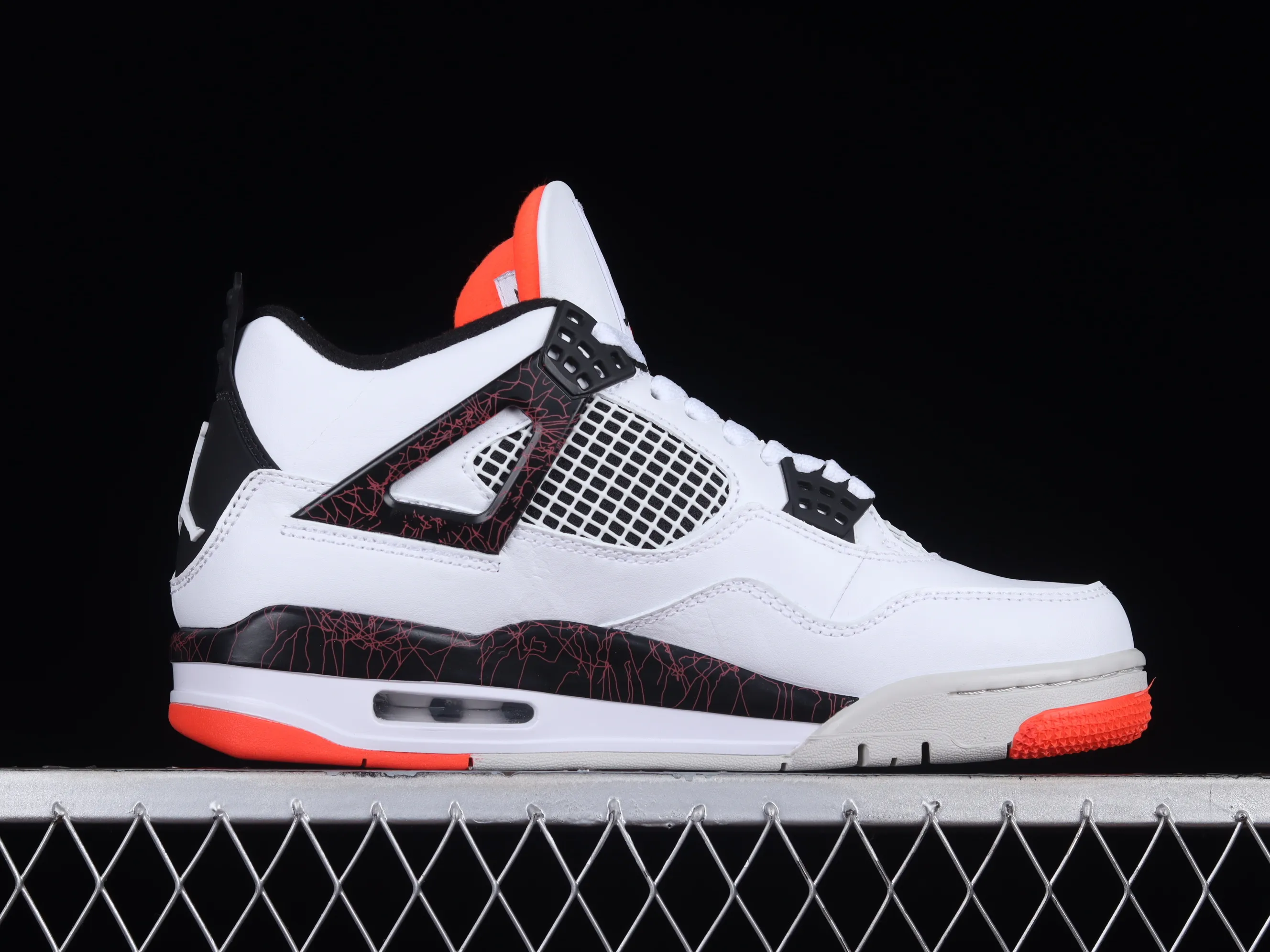 All categories Air Jordan Jordan series basketball shoes Air Jordan 4 X version Air Jordan IV Hot Lava AJ4 Joe 4 hot lava marble pattern 308497-116